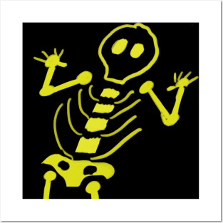 Don't Give Up, Skeleton! Logo Shirt Posters and Art